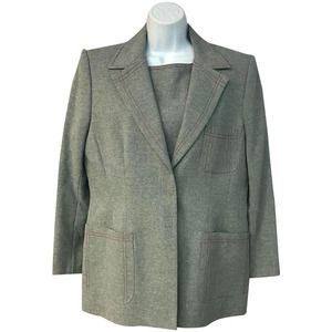 Equivoque Paris Light Grey Blazer Jacket 44